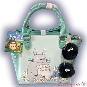 Studio Ghibli My Neighbor Totoro Soot Sprite Fuzzy Charm Satchel Bag